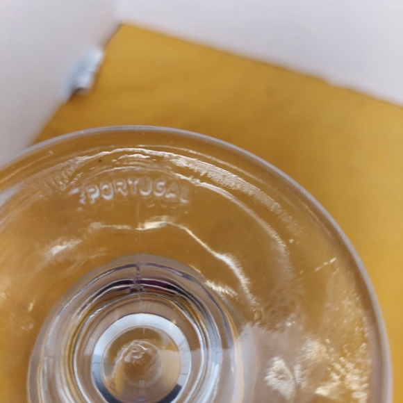 Irish coffee Ribbed Texture Glass Mugs Made In Portugal Set Of 4 , 7oz - Picture 3 of 9